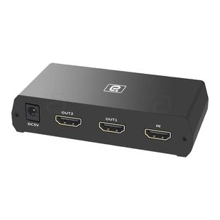 HDMI分配器2.1版8K@60Hz高清线一分二HD分屏器1进2出同时显示连接电脑显示器投影仪电视机顶盒分屏器破解HDCP