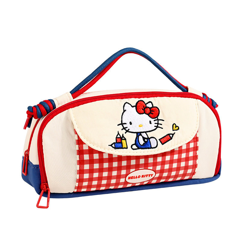 HelloKitty可爱手提大容量笔袋