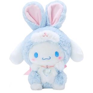 日本sanrio三丽鸥周边正版兔耳玉桂狗小公仔玩偶毛绒玩具生日礼物