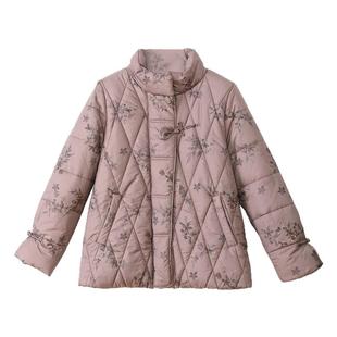 泰格旗下品牌美迪菲时尚减龄棉衣立领中年女装保暖妈妈冬季棉服