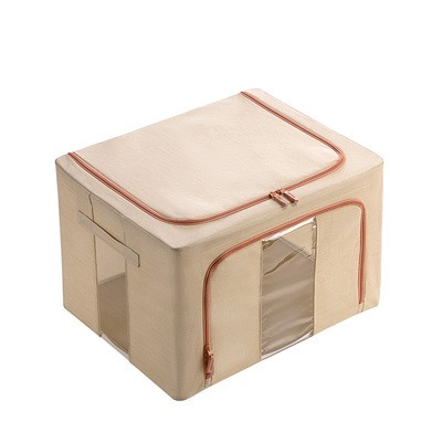 茶花布艺收纳箱衣物衣服整理