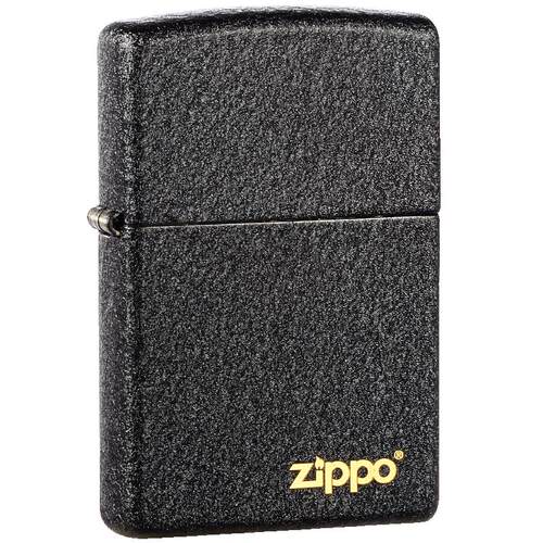 zippo打火机黑裂漆经典芝宝商标煤油防风定制刻字七夕礼物送男友