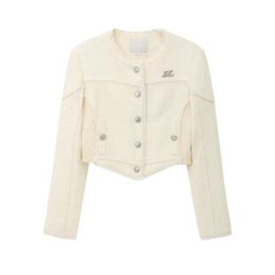 REVAN芮范设计师款甜酷肌理感小香短外套RM10105290