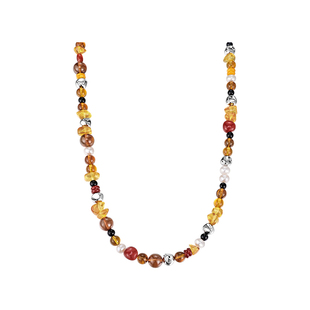 白岚彩夏项链女小众独特轻奢配饰2024新款爆款串珠锁骨链XL4807