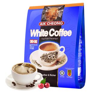 马来西亚原装进口益昌老街白咖啡粉二合一速溶咖啡无蔗糖条装袋装