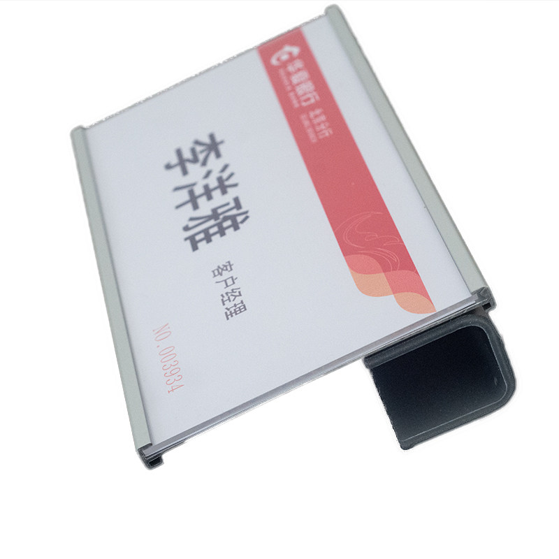 工位牌铝合金悬挂式职位牌岗位牌双面大挂钩定制银色座位牌骑式