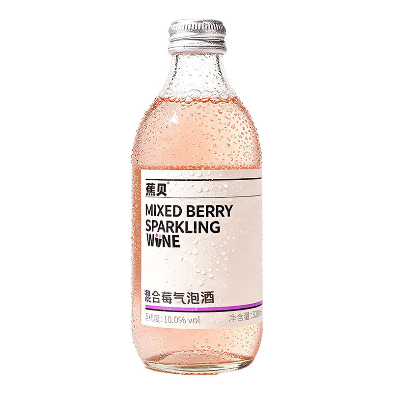 蕉贝蔓越莓果酒蓝莓酒树莓酒