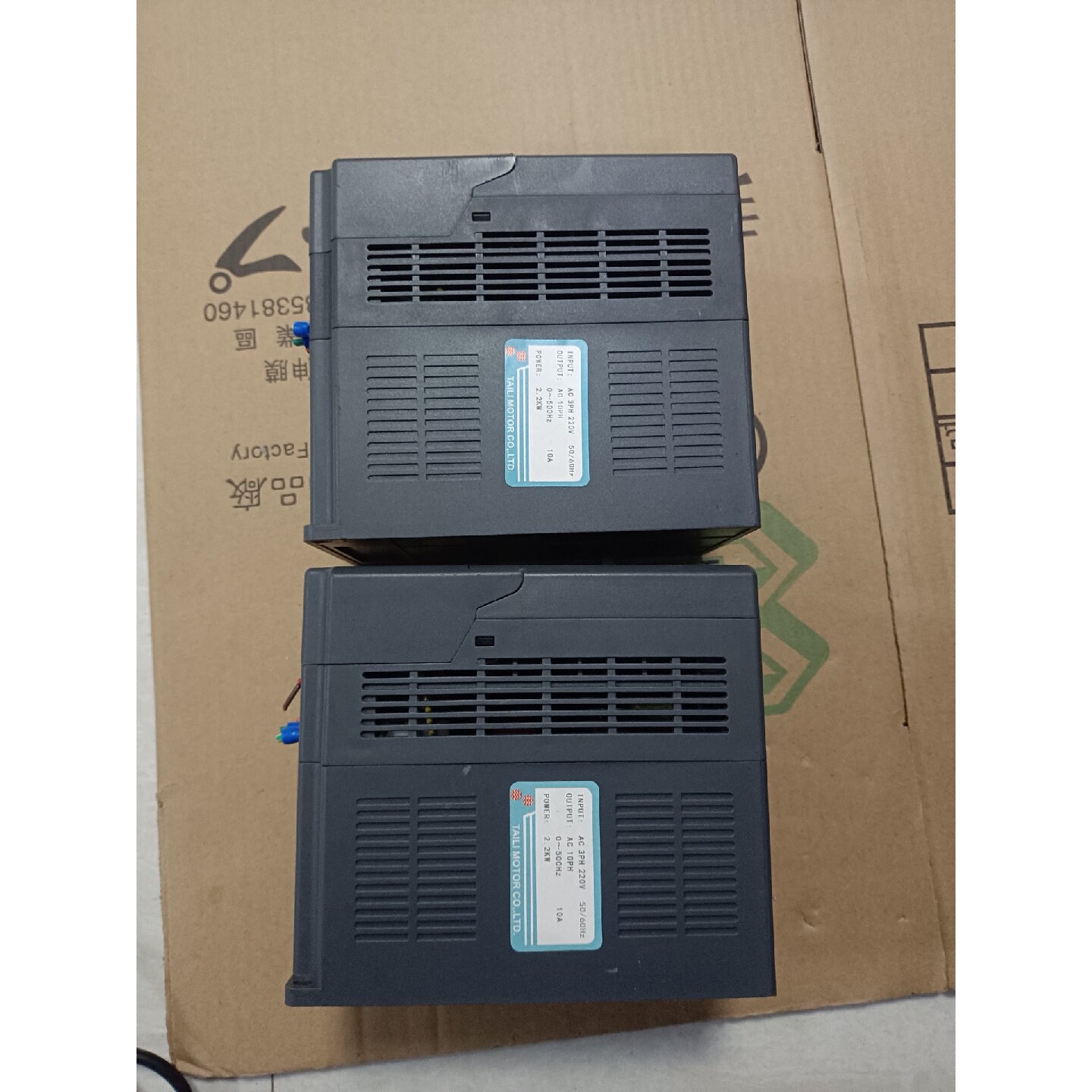 议价台力变频器2.2kw220v设备拆机成色好如图所示实维修图片