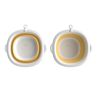 洁丽雅洗脸盆折叠盆小脸盆洗屁屁洗脚专用学生宿舍盆子三件套家用