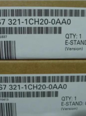 议价6ES7321-1CH20-0AA0西门子S7-300数字量输入模块6ES73211CH20