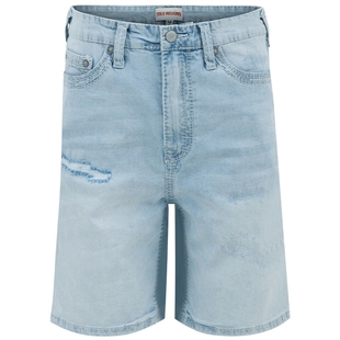 TrueReligion春夏男破洞工艺休闲百搭牛仔短裤