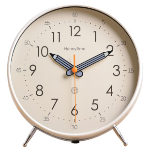 简约摆台式学习时钟座钟家用客厅卧室摆件桌面钟表摆放式摆钟学生