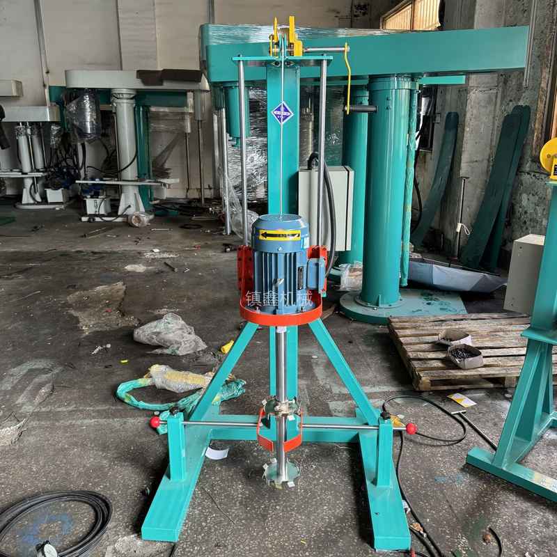 定制加工4KW气动分散机不锈钢混合机 搅拌电动分散机