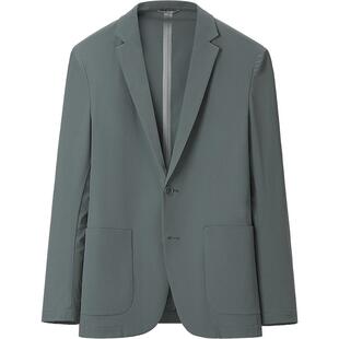 HLA/海澜之家防晒休闲西服柔软平驳领春夏季无痕便服时尚单西男装