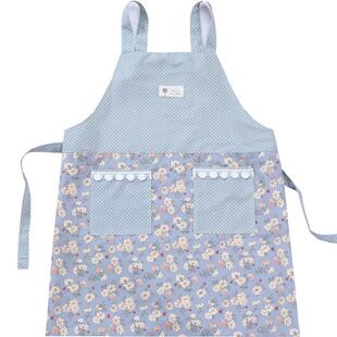 围裙韩版时尚厨房防泼水防油女成人家用做饭围腰背心式奶茶店围裙