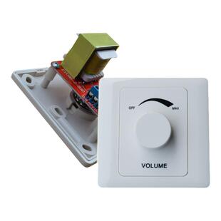 吸顶音响音量控制器定压调音开关10W30W120W定压音量开关调音器