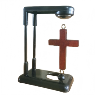 悬浮十字架，桌面创意摆件，磁力悬浮竖立不倒，不用电