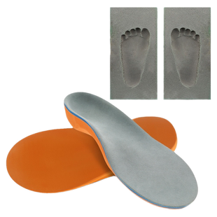 3D定制扁平足矫正鞋垫儿童内外八字足外翻长短腿ox型平足弓矫正器