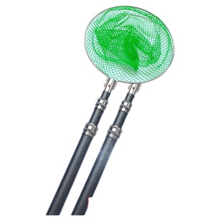 加厚玻璃钢超硬轻抄网竿打捞鱼网伸缩杆棍网兜高强度抄网杆全套装