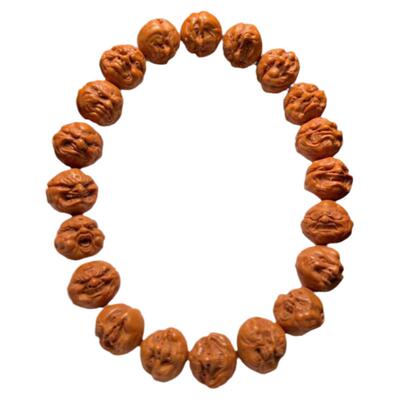 经典恶僧龙纹桃核手串