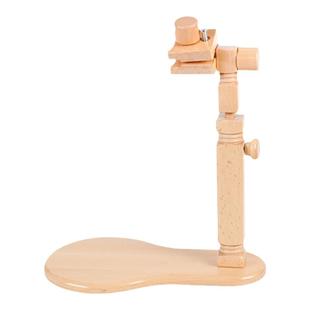 通用可调节台式绣架 榉木桌面绣绷架子刺绣十字绣框工具绣花绷子