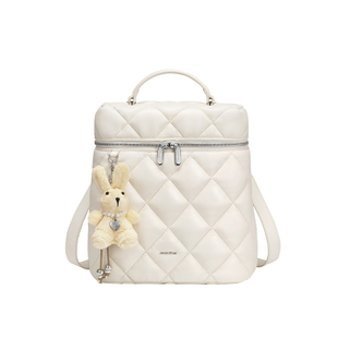 欧时纳抱枕双肩包2025新款大容量旅游通勤背包女轻便手提方盒子包