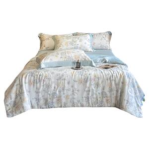 轻奢A类母婴级100%天丝夏凉被夏季空调被裸睡凉感冰丝夏被四件套4