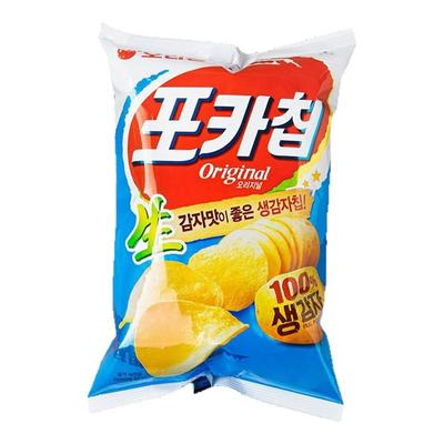 韩国进口ORION好丽友生薯片原切土豆脆片膨化食品解馋休闲小零食