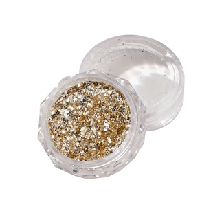 gaoy戈雅特调素材粉指甲饰品网红爆闪美甲亮片闪粉超薄金银箔碎片