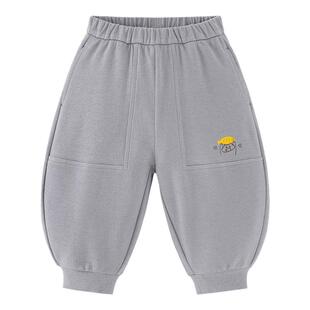 【不勒裤】迷你巴拉男童宝宝长裤2026春新品柔软透气不易变形裤子