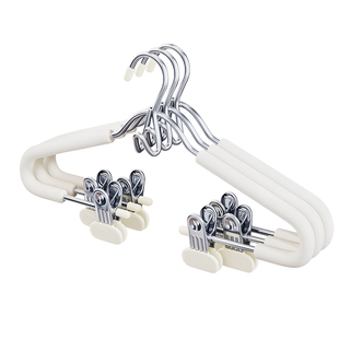 日本连体套装衣架一体家用无痕多功能防滑裤夹挂裤子专用衣架裙子