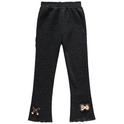 打底裤外穿女童修身加绒加厚裤子