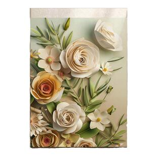 3d立体花卉皮革地垫入户门垫高级感进门口耐脏免洗pvc玄关垫地毯