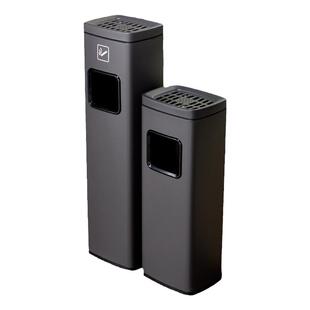 户外不锈钢烟灰柱烟头收集筒烟蒂柱垃圾桶立式酒店大堂灭烟缸一体