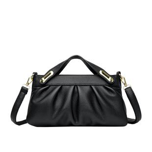 真皮手拿包女气质2025新款软牛皮手提小包包中年妈妈百搭腋下夹包