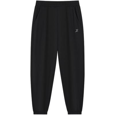 特步运动裤2025年春秋新款休闲裤女子冰丝束脚裤针织宽松九分裤