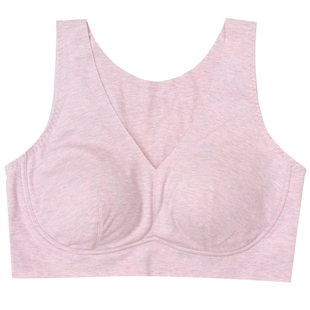 爱比娜莫代尔随意裁无痕背心式文胸全罩杯收副乳聚拢吊带内衣A487