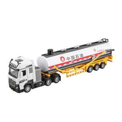 仿真油罐车回力可喷水玩具模型