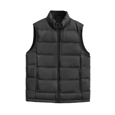 轻量90鸭绒双面穿排骨羽绒马甲