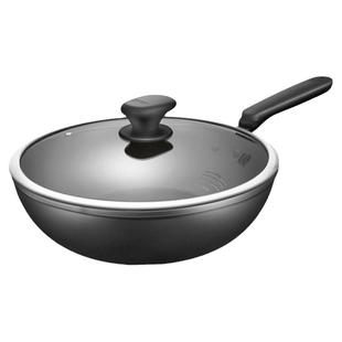 爱仕达炒锅不粘锅平底锅家用炒菜锅油你控电磁炉燃气通用CL32V5Q