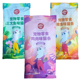 Wanpy顽皮猫条猫咪零食噜吸吸无添加剂鲜肉100支整箱成幼猫湿粮包