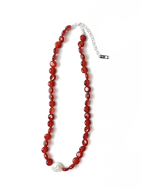 本命年幸运红玛瑙手链锁骨链