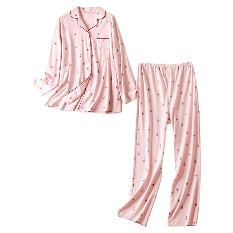月子服法式印花辣妈款哺乳衣