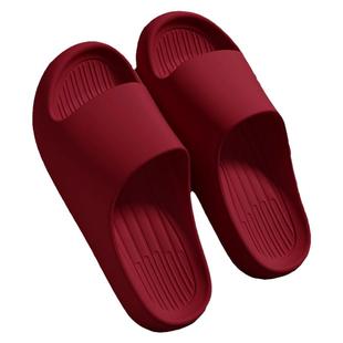 eva踩屎感红色大码凉拖鞋男女本命年居家用防滑防臭情侣浴室拖鞋