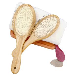 气囊梳女士专用头皮按经络梳摩气垫梳楠竹钢针梳子卷发梳家用木梳