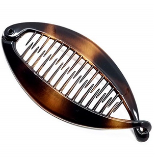 现货/章小蕙Camila Paris/卡蜜拉法国玳瑁色香蕉夹马尾夹盘发夹