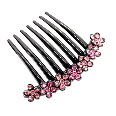 韩版简约风气质水钻花朵发插