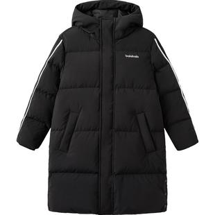 巴拉巴拉童装儿童羽绒服男童女童秋冬装中长款加厚保暖2025年外套