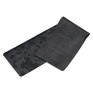 言席双面香云纱长茶席25*100CM中式复古朴禅意干泡茶盘垫桌旗桌布