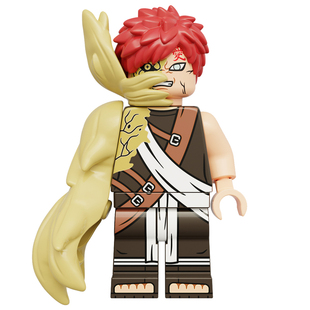 忍者药师兜我爱罗漩涡鸣人第三方益智拼装积木人仔玩具KDL813